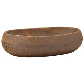 Opzetwasbak Ovaal Bruin 59cm | Retourdeal | 41% Korting! beschikbaar voor biedingen