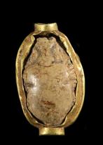 Oude Egypte, tweede tussenperiode Speksteen Scarabaeus in, Antiek en Kunst