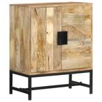 vidaXL Dressoir 60x35x75 cm massief mangohout, Huis en Inrichting, Kasten | Dressoirs, Verzenden, Nieuw, 50 tot 100 cm, 25 tot 50 cm