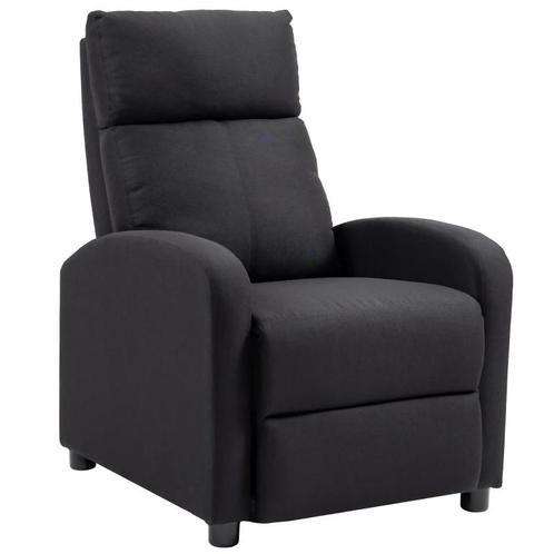 HUUBXL Relaxstoel 69,5cm X 89,5cm X 104,5cm Zwart, Huis en Inrichting, Fauteuils, Nieuw, Verzenden