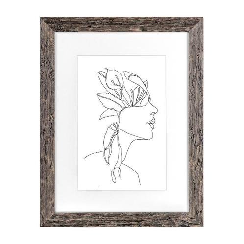 Fotolijst Capella Antraciet 60x70 cm, Huis en Inrichting, Woonaccessoires | Lijsten