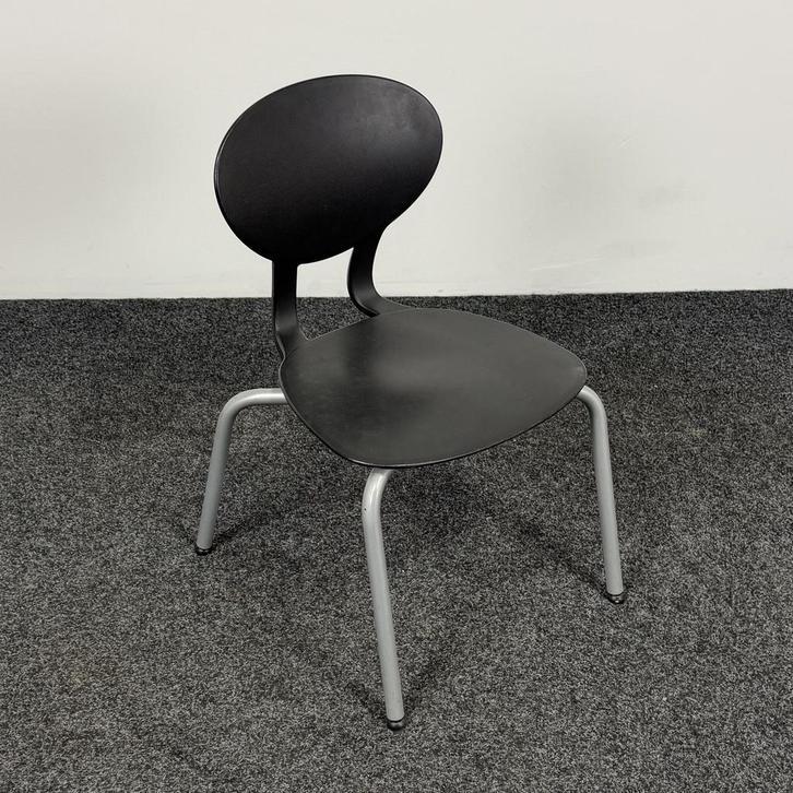 Kappa Schoolstoel - Zwart, Huis en Inrichting, Stoelen, Gebruikt, Ophalen of Verzenden