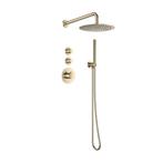 Sani Royal Pro Inbouw Regendouche Goud Geborsteld Messing, Doe-het-zelf en Verbouw, Nieuw