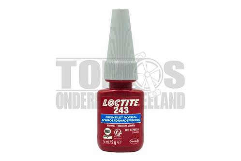 Loctite 243 schroefdraadborgmiddel blauw (middelsterk) 5ml, Fietsen en Brommers, Brommeronderdelen | Algemeen, Nieuw, Ophalen of Verzenden