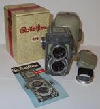 Rollei Rolleiflex 4x4 gray - c1957 - in zeer goede staat -, Audio, Tv en Foto, Fotocamera's Analoog, Nieuw