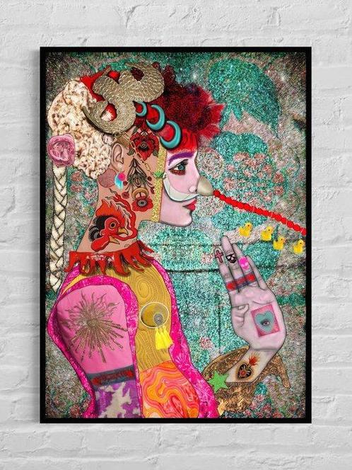 Carlotta Baldazzi - Clown girl (serie Rinascita), Antiek en Kunst, Kunst | Designobjecten