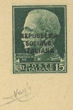 Italië Sociale Republiek 1944 - Interpostale kaart met, Gestempeld