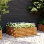 vidaXL Plantenbak verhoogd 100x100x36 cm cortenstaal, 100 cm of meer, Verzenden, Nieuw, Metaal