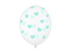 Doorzichtige Ballonnen Mintgroene Hartjes, Verzenden, Nieuw