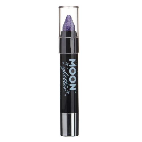 Moon Glitter Holographic Body Crayons Purple 3.2g, Hobby en Vrije tijd, Feestartikelen, Nieuw, Verzenden