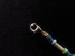 Oud-Egyptisch Armband gemaakt van turkoois en faience mummie