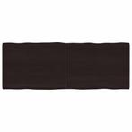 vidaXL Tafelblad natuurlijke rand 160x60x(2-4)cm eikenhout, Huis en Inrichting, Tafels | Eettafels, Verzenden, Nieuw