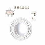 SGL TV Coax Kabel X1 | 5 meter | wit, Audio, Tv en Foto, Audiokabels en Televisiekabels, Ophalen of Verzenden, Nieuw