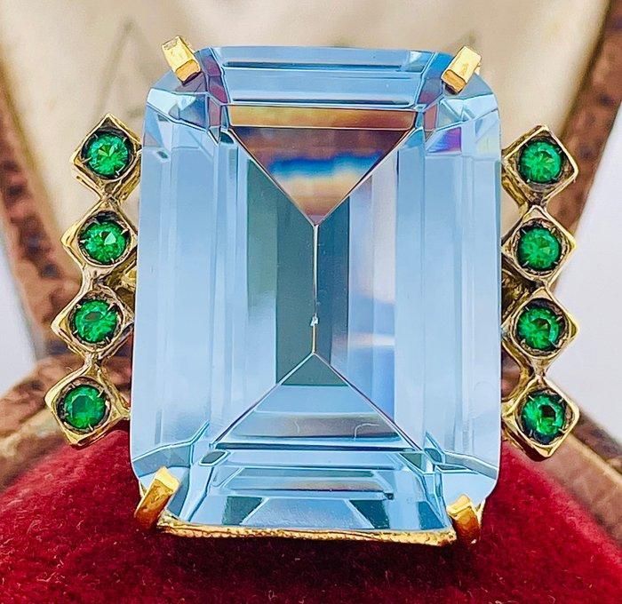 Zonder Minimumprijs - Ring - 9 kt. Geel goud, Zilver, Sieraden, Tassen en Uiterlijk, Ringen