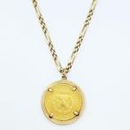 Ketting met hanger - 18 karaat Geel goud, Sieraden, Tassen en Uiterlijk, Antieke sieraden