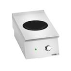 GGM Gastro | Inductie wokfornuis - 3,5 kW - 1 kookplaat - Ø, Verzenden, Nieuw in verpakking, Fornuis, Frituur en Grillen
