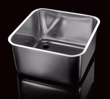 Losse RVS spoelbak vierkant | (H)30x(B)50x(D)50cm, Zakelijke goederen, Horeca | Keukenapparatuur, Nieuw in verpakking, Verzenden