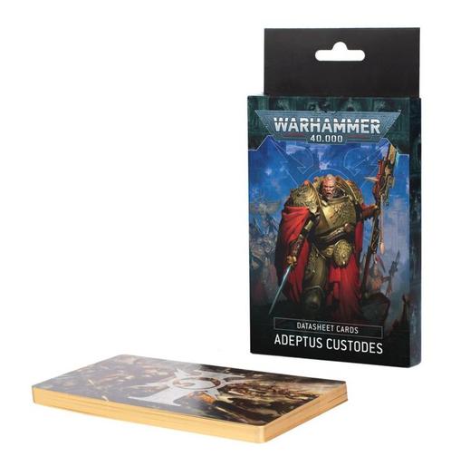 Datasheet cards Adeptus Custodes (Warhammer nieuw), Hobby en Vrije tijd, Wargaming, Nieuw, Ophalen of Verzenden