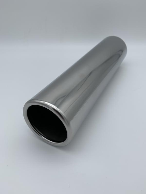 RVS  Ronde eindstuk 3 inch rolled edge ( 30cm lang ), Auto-onderdelen, Uitlaatsystemen, Nieuw, Ophalen of Verzenden