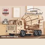 Betonmixer Vrachtwagen 165-delig Houten DIY Modelbouw, Verzenden, Nieuw