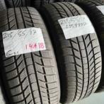 2 x Continental 215-55-17 Winterbanden 6mm, 17 inch, Band(en), Personenwagen, Gebruikt