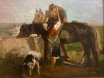 Alessio Issupoff (1889 - 1957) - Contadini e cavalli