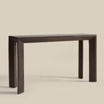 *WOONWINKEL* Wandtafel Bruin Hout, Huis en Inrichting, Tafels | Sidetables, Verzenden, Nieuw