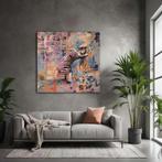 Kleurig kunstwerk, Antiek en Kunst, Verzenden