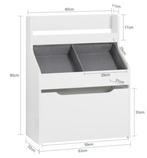 Kinderboekenkast en Speelgoedrek met Opbergboxen en Kist, Verzenden, Nieuw