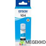 Epson 104 EcoTank 65ml Cyaan schrijf- en tekeninkt, Verzenden, Nieuw, Epson