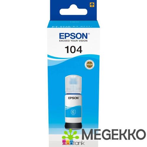 Epson 104 EcoTank 65ml Cyaan schrijf- en tekeninkt, Computers en Software, Printerbenodigdheden, Nieuw, Verzenden