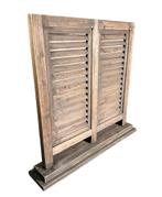 Houten robuuste shutter – dubbel bruin | Old Dutch stijl.., Huis en Inrichting, Ophalen of Verzenden, Nieuw