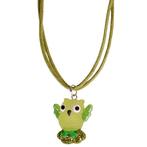 Kinderketting Groen met Uiltje NIEUW, Sieraden, Tassen en Uiterlijk, Kettingen, Ophalen of Verzenden, Nieuw, Groen