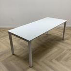 Kinnarps kantinetafel 180x80 cm, wit - Gratis Bezorging, Ophalen of Verzenden, Gebruikt, Bureau