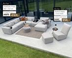 Summer Actie! Comfortabele outdoor loungeset Prada., Nieuw, 6 zitplaatsen, Bank, Textileen