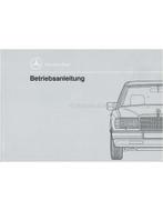 1990 MERCEDES BENZ E KLASSE INSTRUCTIEBOEKJE DUITS, Auto diversen, Handleidingen en Instructieboekjes