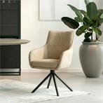 Leren draaibare eetkamerstoel Fancy, Ophalen of Verzenden, Nieuw, Leer, Industrieel, Modern, Scandinavisch