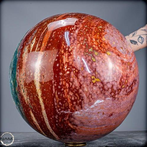 Zeer zeldzame grote oceaanjasper „8. ader“ bol Uit, Verzamelen, Mineralen en Fossielen