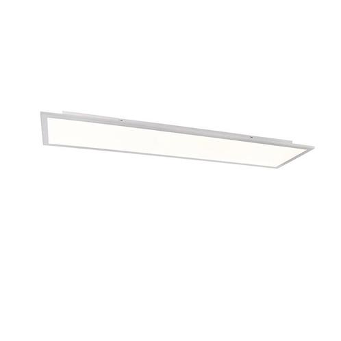 Modern LED paneel staal 120 cm incl. LED - Liv, Huis en Inrichting, Lampen | Plafondlampen, Nieuw, Kunststof