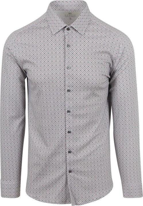 Desoto Overhemd Print Mandala Rood maat M Heren, Kleding | Heren, Overhemden, Bruin, Nieuw, Verzenden