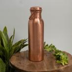 Puur koperen waterfles flower of life met handgreep ± 750 ml, Nieuw