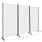 2dekans | Inwendig Kamerscherm met 3 Uitneembare Vouwpanelen, Huis en Inrichting, Woonaccessoires | Kamerschermen, Ophalen of Verzenden