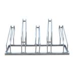 Fietsenrek 5 Fietsen Zilver - BRASQ, Fietsen en Brommers, Fietsaccessoires | Overige Fietsaccessoires, Nieuw