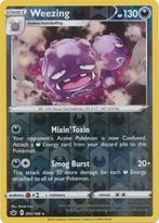 Weezing 095/198 reverse holo Chilling Reign, Ophalen of Verzenden, Nieuw, Losse kaart, Foil