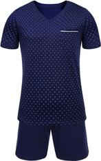 Pyjama Set - Heren - Hoogwaardig Katoen - Stijlvol - Voor, Kleding | Dames, Verzenden, Nieuw