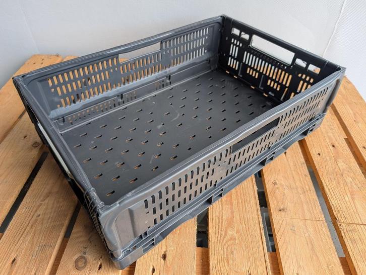 Clever Fresh Box klapkrat vouwkrat  vleeskrat groentekrat, Doe-het-zelf en Verbouw, Kratten en Dozen, 50 tot 75 cm, Opvouwbaar