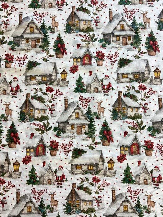 Kerstthemamateriaal met volledige decoratie voor het, Diversen, Kerst