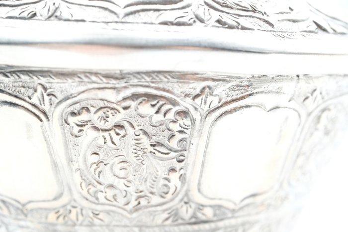 Bloempot - .800 zilver - Eigen, Antiek en Kunst, Antiek | Goud en Zilver