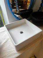 Solid surface waskom 40x40 cm – strak wit design, 12 cm hoog, Nieuw, 25 tot 50 cm, Minder dan 50 cm, Minder dan 100 cm