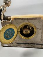 Pendule - Art Deco Brons, Marmer - 1920-1930, Antiek en Kunst, Antiek | Klokken